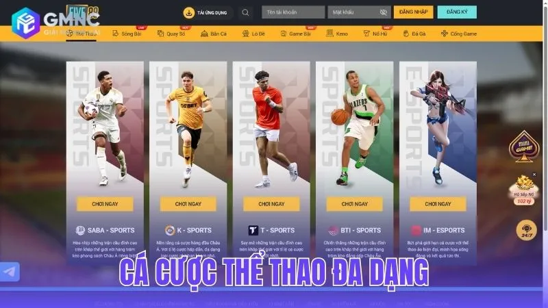 Sảnh cược thể thao sôi động với tỷ lệ kèo đa dạng