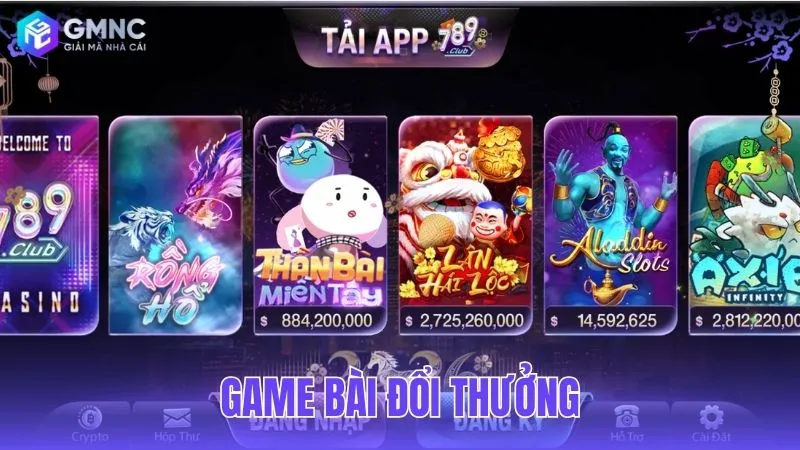 Hệ thống game bài dân gian và hiện đại đầy kịch tính