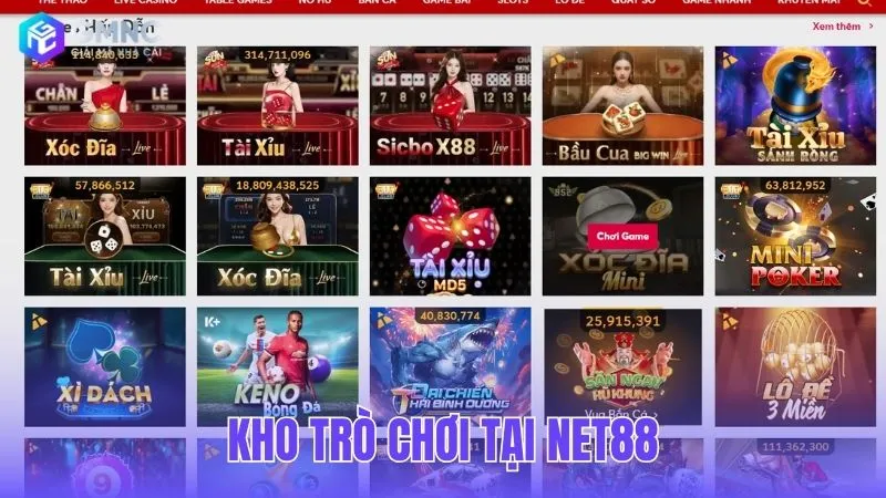 Điểm mặt những tựa game đình đám nhất đang có mặt tại Net88